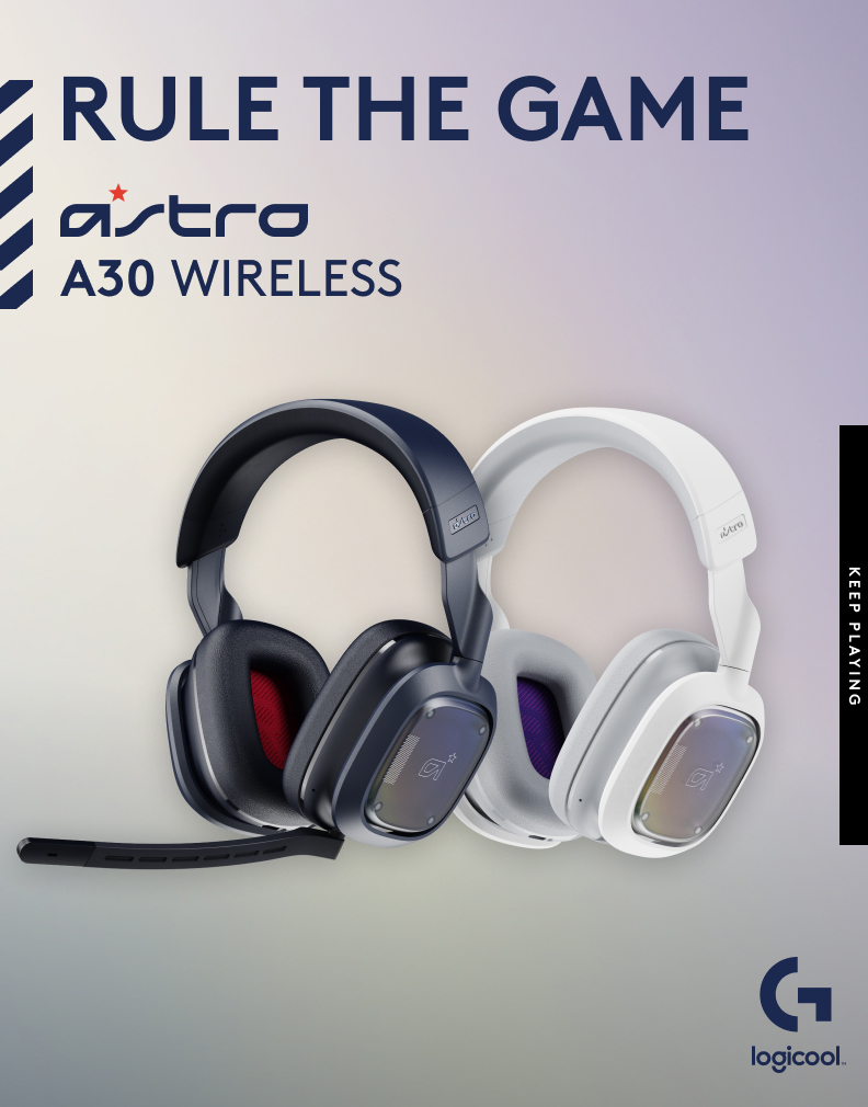 オーディオ機器 ヘッドフォン ゲーミングヘッドセット ワイヤレス ASTRO Gaming A30 LIGHTSPEED 