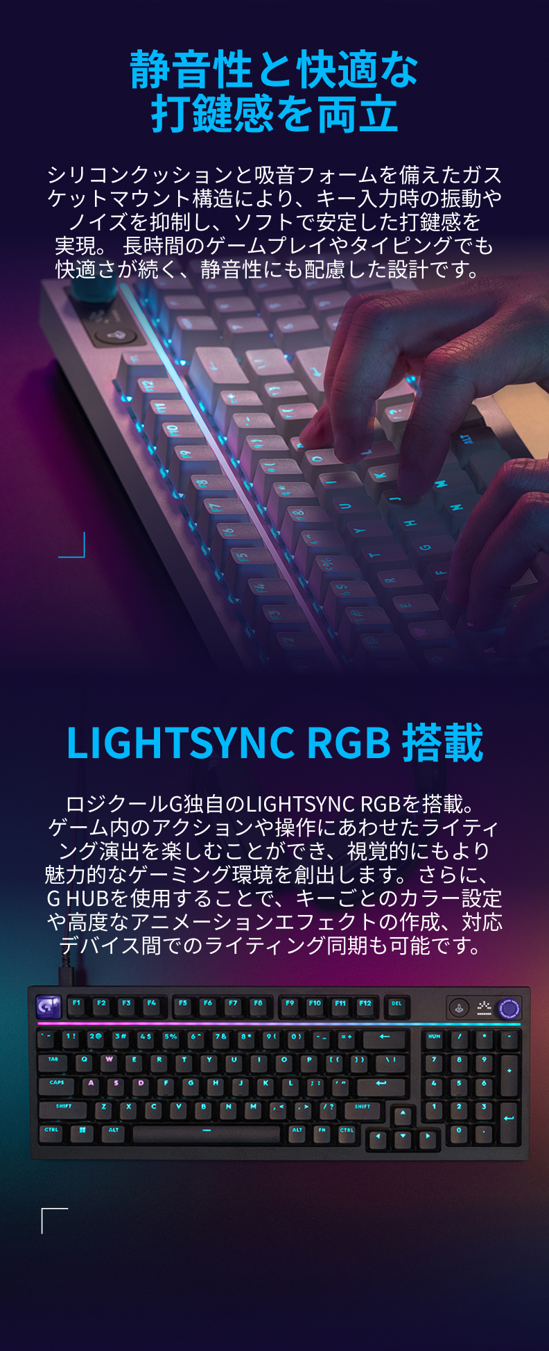 【未使用品】値下げLogicool Bluetoothキーボードとマウスセット ロジクールG ゲーミングキーボード Logicool G G316 X 98 有線 リニア