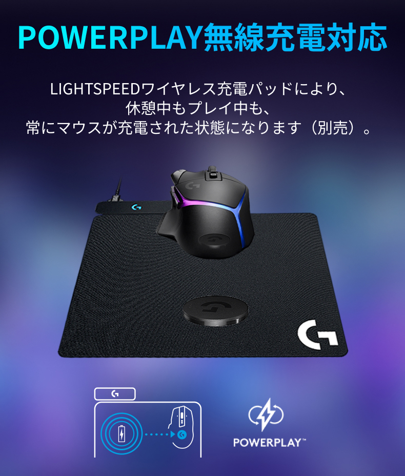 ワイヤレス ゲーミングマウス Logicool G G502 X PLUS RGB