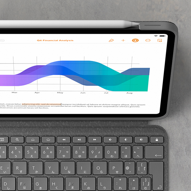 ロジクール iPad Pro 11インチ 最新 第4世代 対応 トラックパッド付き
