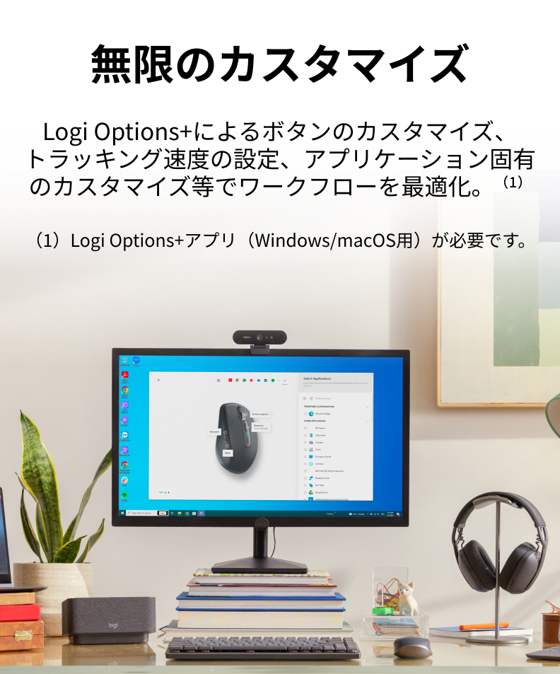 ワイヤレス マウス ロジクール MX ANYWHERE 3S コンパクト 静音