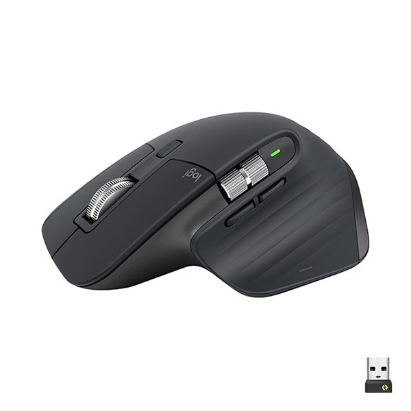 アドバンスド ワイヤレス マウス ロジクール MX MASTER 3S MX2300GRda Logi Bolt Bluetooth Unifying非対応 静音 windows mac iPad Chrome 正規品 1年間無償保証