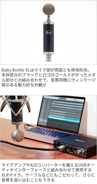 コンデンサーマイク Blue Microphones Baby Bottle SL XLR マイク