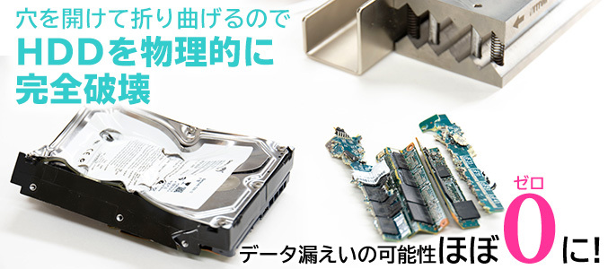 限定品】 日東造機 CrushBox 手動式HDD破壊機 記録メディア破壊機 SSD