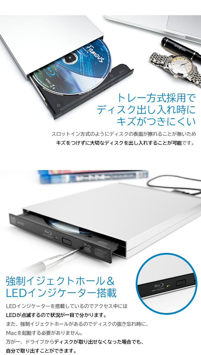 日本最大のブランド Mac M1 Mac用 外付けブルーレイドライブ ポータブル Usb3 2 Gen1 Usb3 0 Type C対応 Toast付属 シルバー Lbdw Puh6u3cmsv ロジテックダイレクト限定 Riosmauricio Com