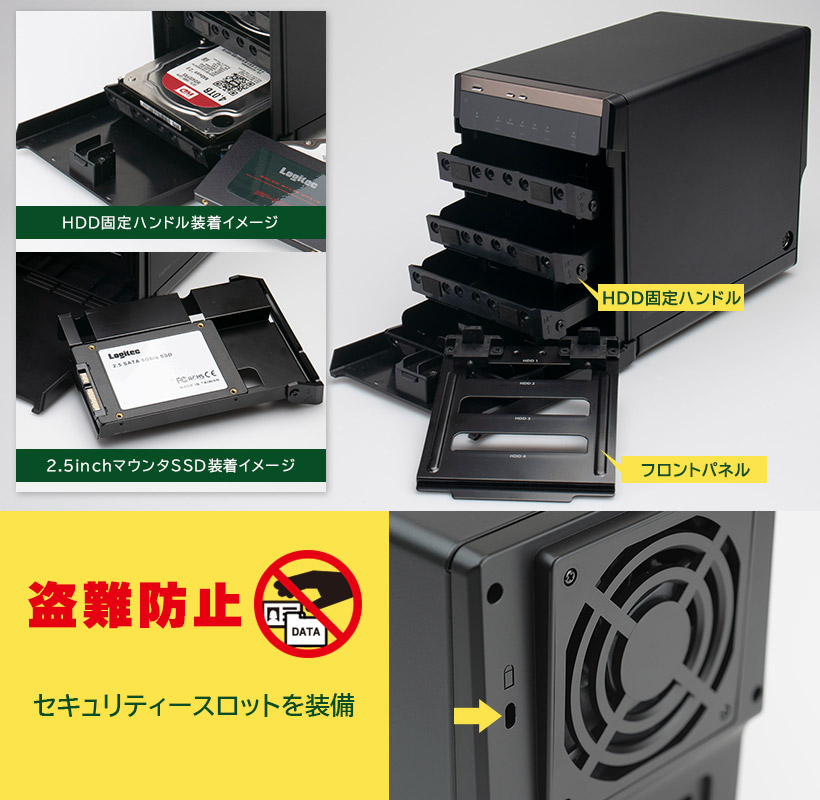 返品送料無料】 HDD SSD ケース 3.5インチ 2.5インチ 外付け 4BAY 4台