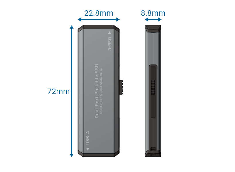 ロジテック SSD 外付け 1TB 高速 USB-C USB-A 両対応 iPhone PS5 Pro