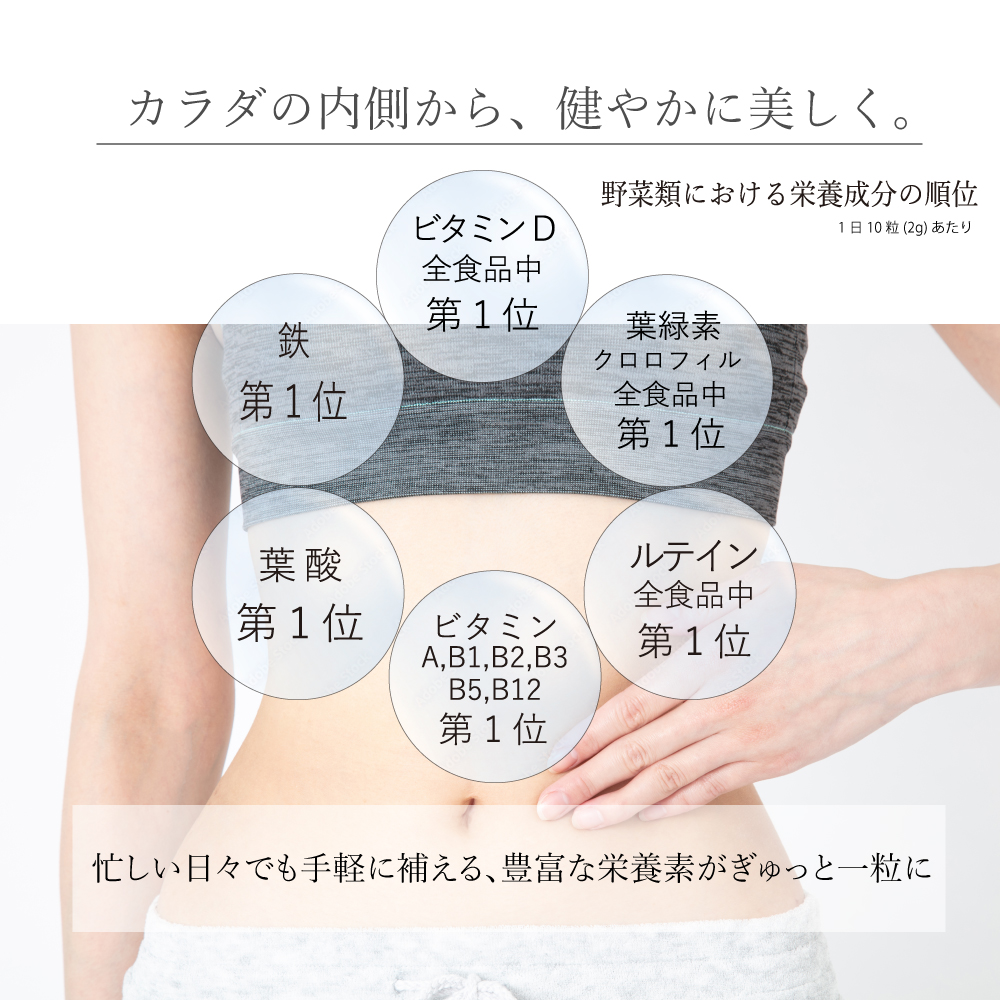八重山クロレラ 300粒 石垣島産【 ピュアクロレラ 】無添加 八重山殖産