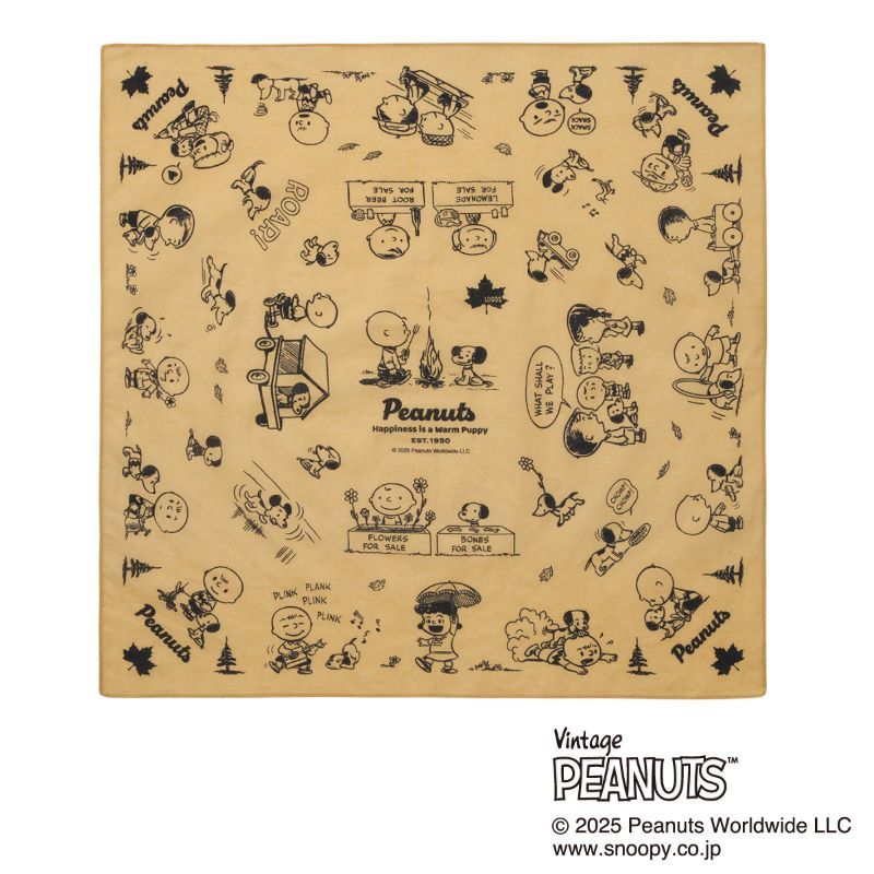 LOGOS（ロゴス） 公式 SNOOPY PEANUTS 75years バンダナ バンダナ