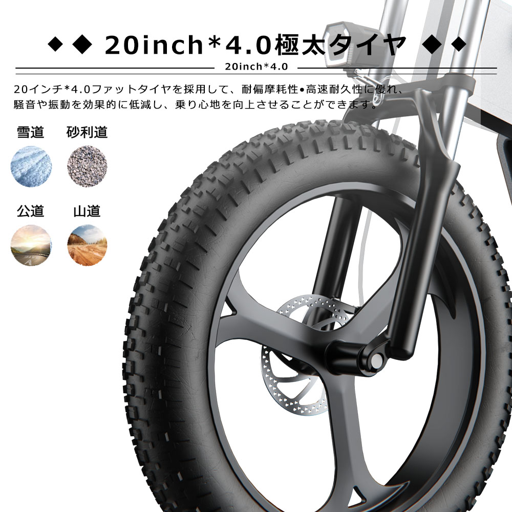 電動バイク スノーバック 電動アシスト自転車 アルミフレーム 20inch