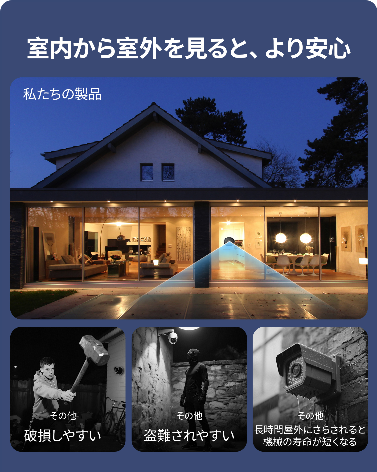 2025新版 小型防犯カメラ 】300万 WiFi 超小型 SDカード人体検知