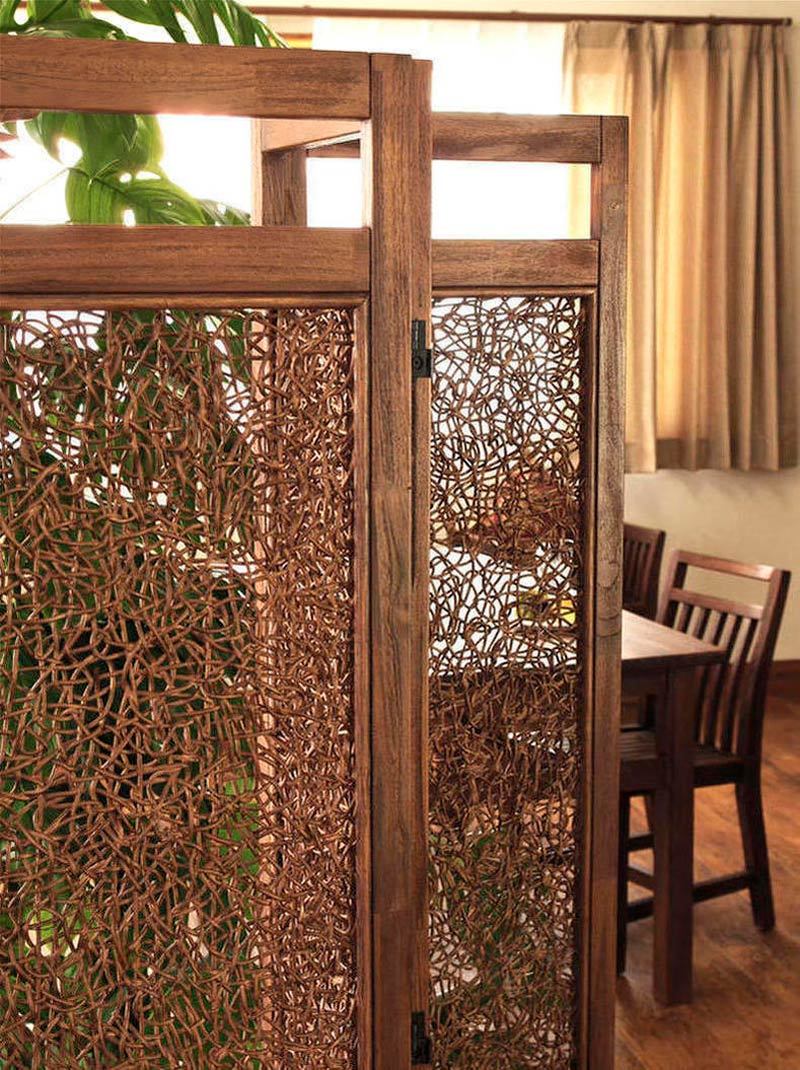 アジアン エスニック 和風 3連スクリーン パーテーション　衝立　間仕切り 楽天市場】パーテーション アジアン パーティション 3連 衝立 和風