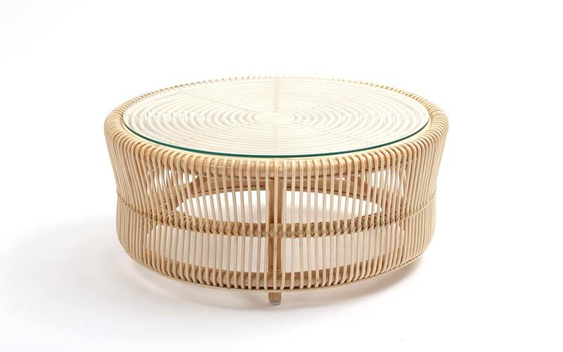 ローテーブル おしゃれ 幅70 丸形 円形 ラウンド 籐 ラタン 北欧 高級