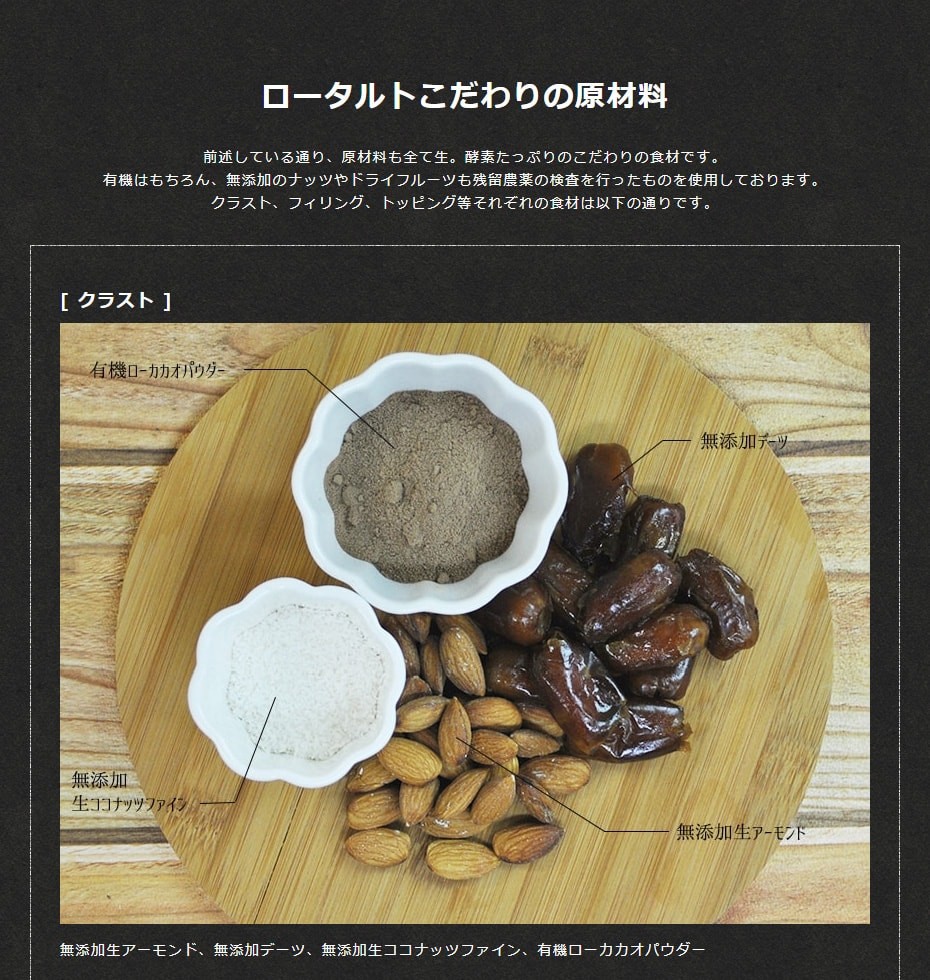 クラストの材料