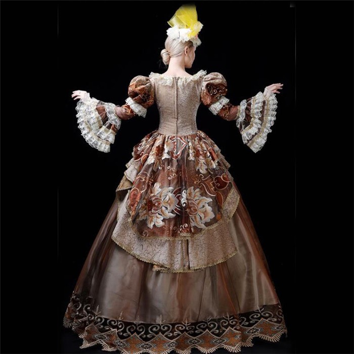 中世貴族風 文化祭 貴族ドレス 貴族風 刺繍撮影 オペラ声楽 ステージ衣装お姫様ドレスプリンセスライン Gtlf54 Lohas 刺繍撮影 フリル袖 フリル袖 中世貴族風 演奏会用ドレス 舞踏会 文化祭