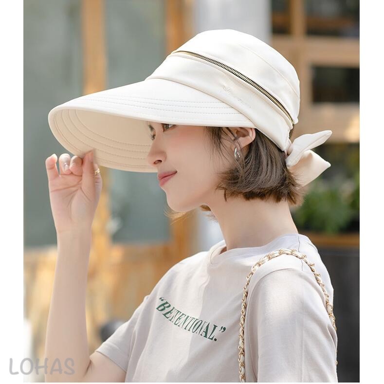 帽子 レディース サンバイザー 両用 Uvカット ハット 日よけ帽子 小顔 Uvハット 春夏 つば広 自転車 散歩 ゴルフ 正規激安