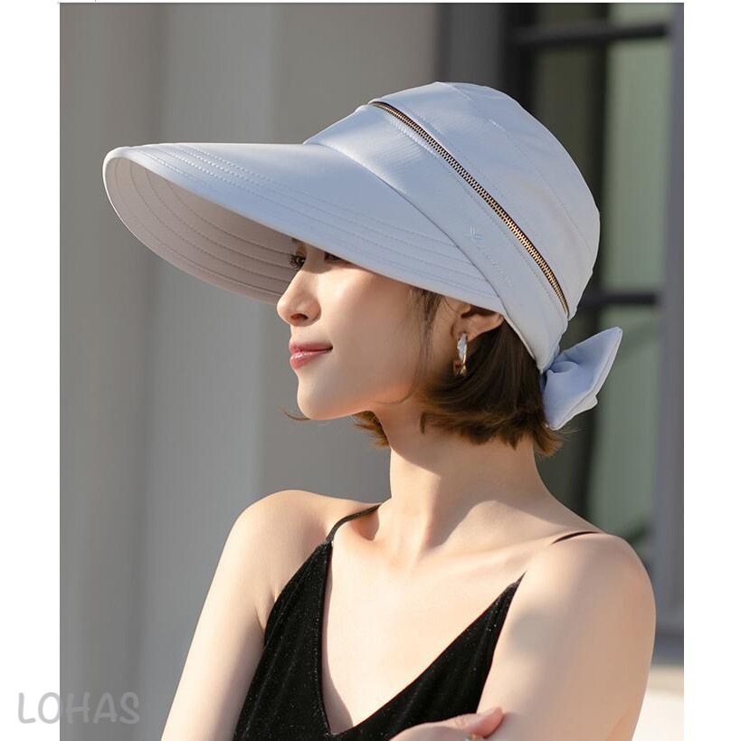 帽子 レディース サンバイザー 両用 Uvカット ハット 日よけ帽子 小顔 Uvハット 春夏 つば広 自転車 散歩 ゴルフ 正規激安
