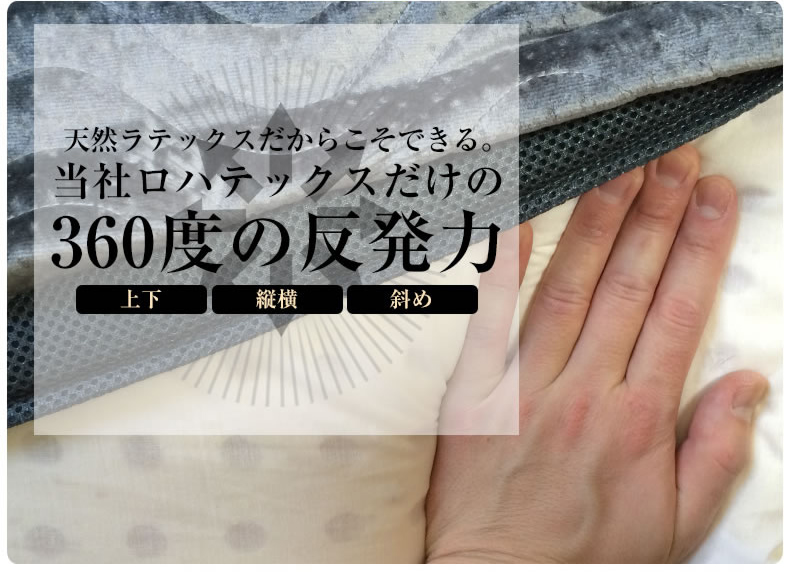 クッション 厚い 66.5×100×5cm LOHATEX ラテックス くつろぎ 座布団 厚