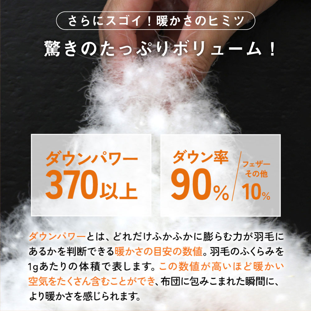 2WAY羽毛掛け布団