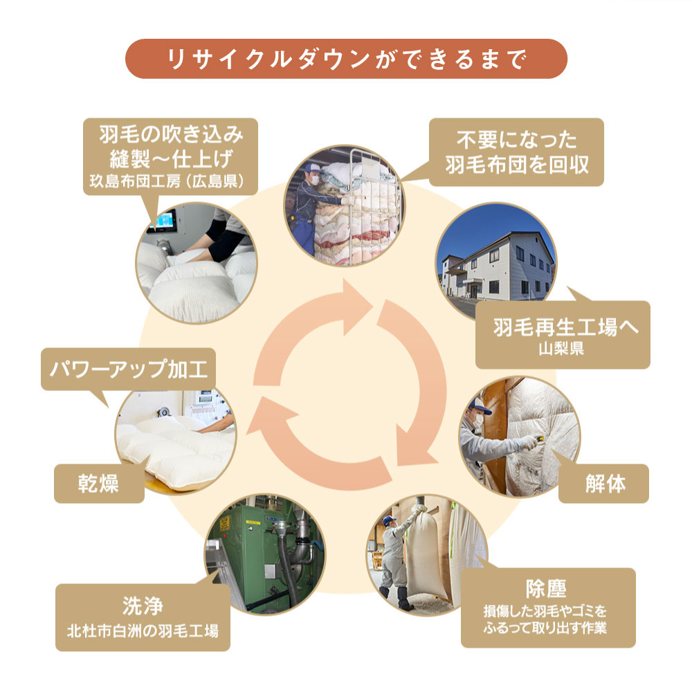 2WAY羽毛掛け布団