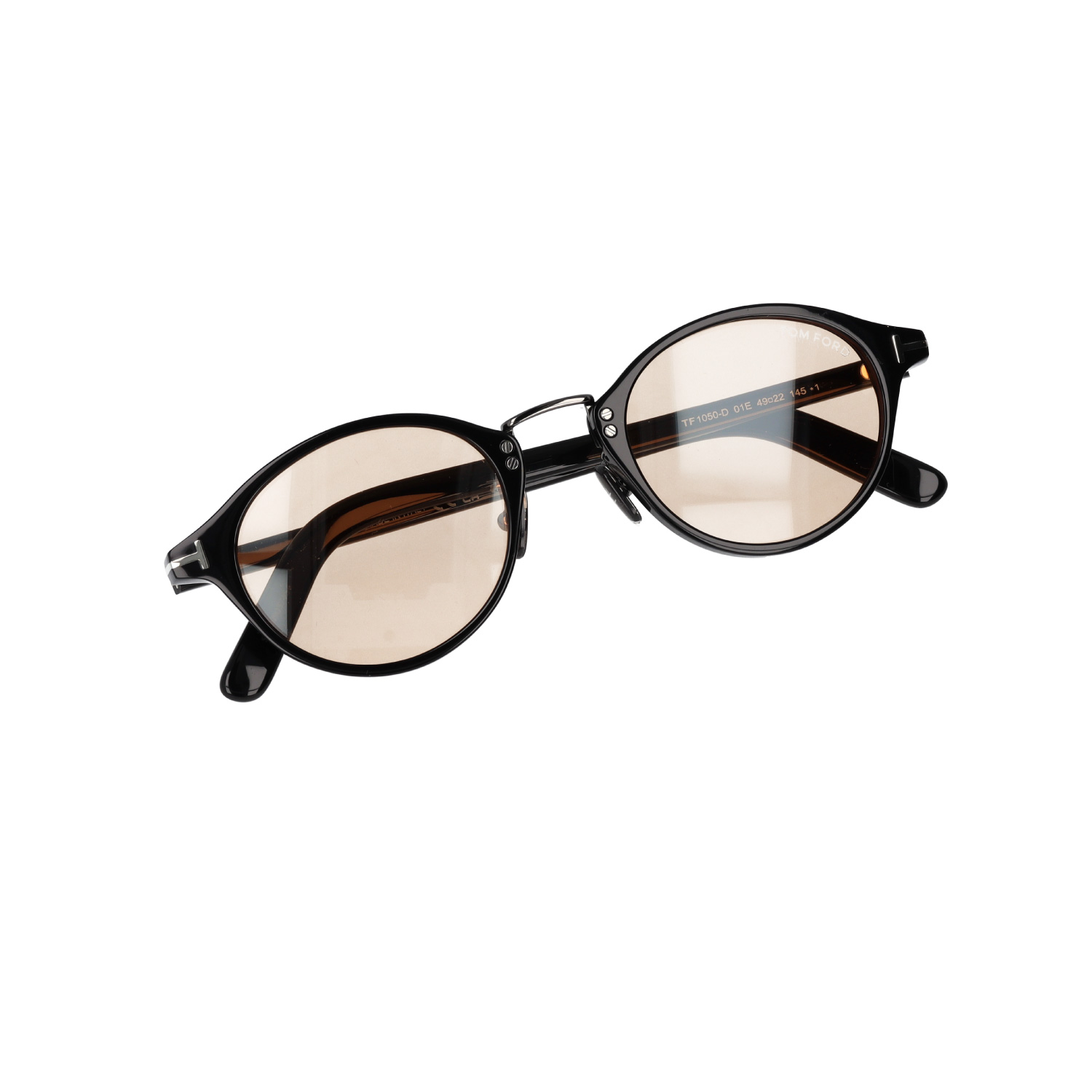 TOM FORD ピンクラウンドサングラス ケース付き TF 1050 D TOM FORD ピンクラウンドサングラス ケース付き TF 1050 D