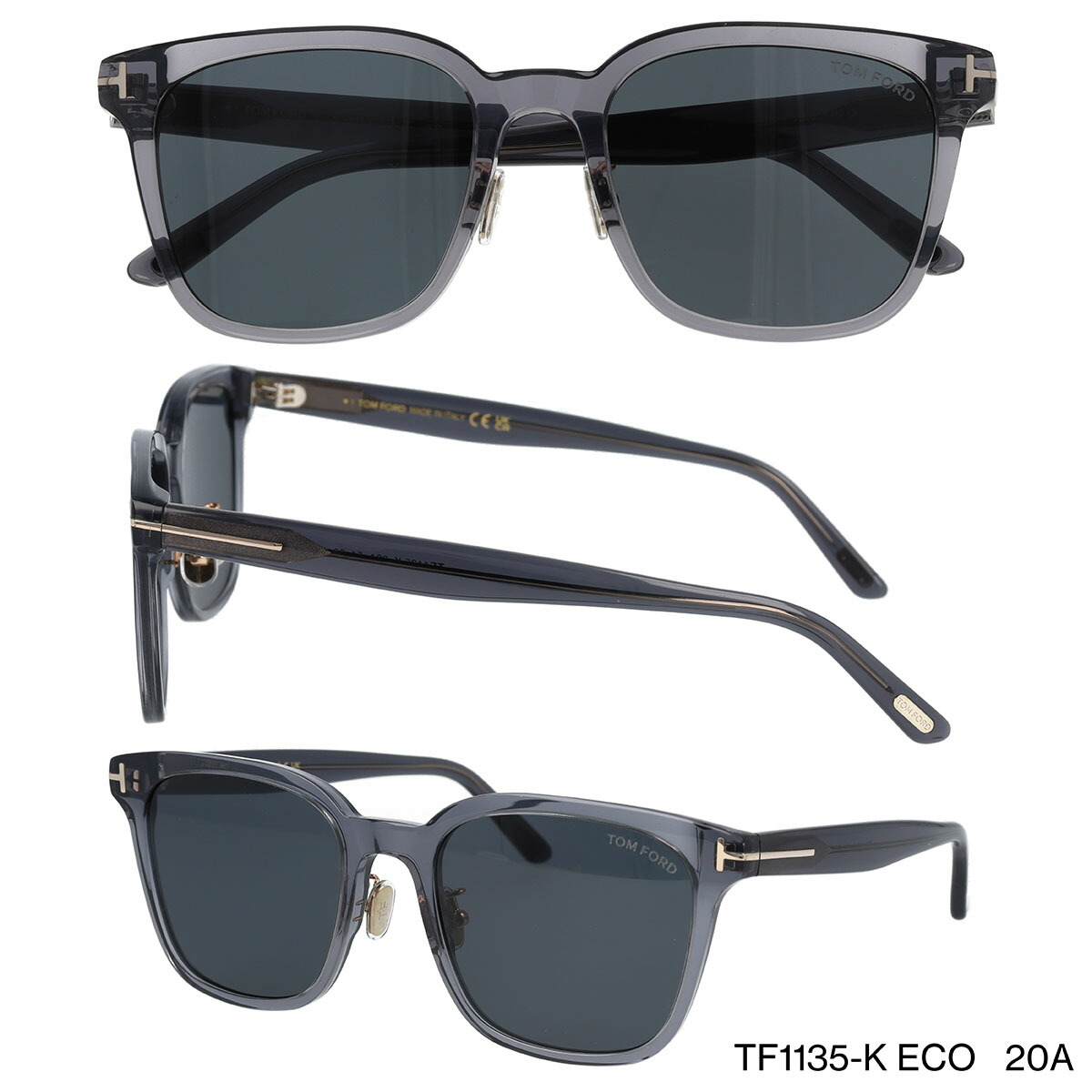 TOM FORD トムフォード サングラス ウェリントン FT1135-K/S (TF1135-K