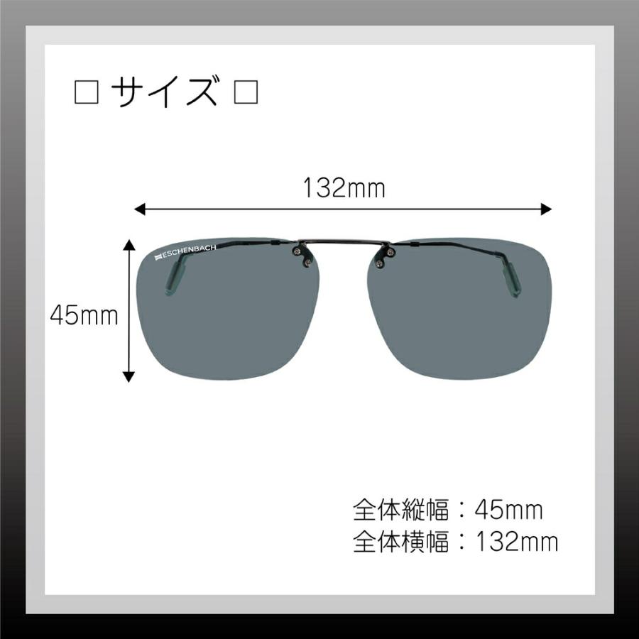 ESCHENBACH（エッシェンバッハ） クリップオンサングラス サングラス