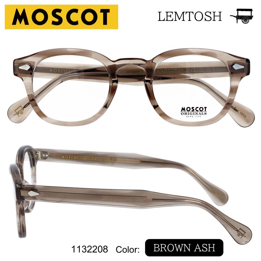 MOSCOT LEMTOSH 46 モスコット レムトッシュ 46 メガネ ボストン 度付き 度あり 度入り 眼鏡 伊達メガネ 海外正規品