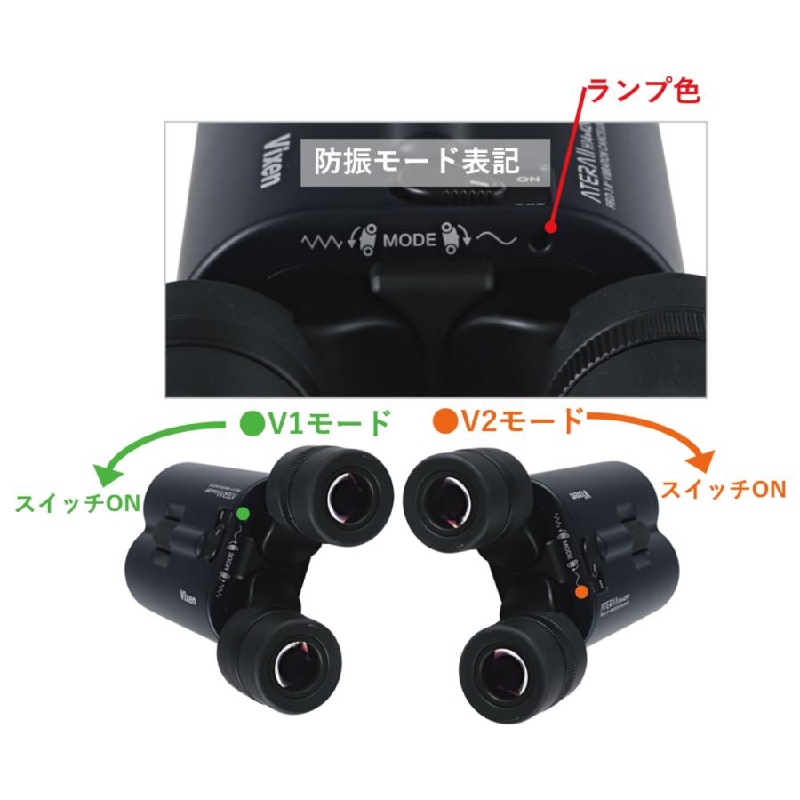 Vixen（ビクセン） 防振 双眼鏡 アテラ ATERA II H14x42WP(ブラック