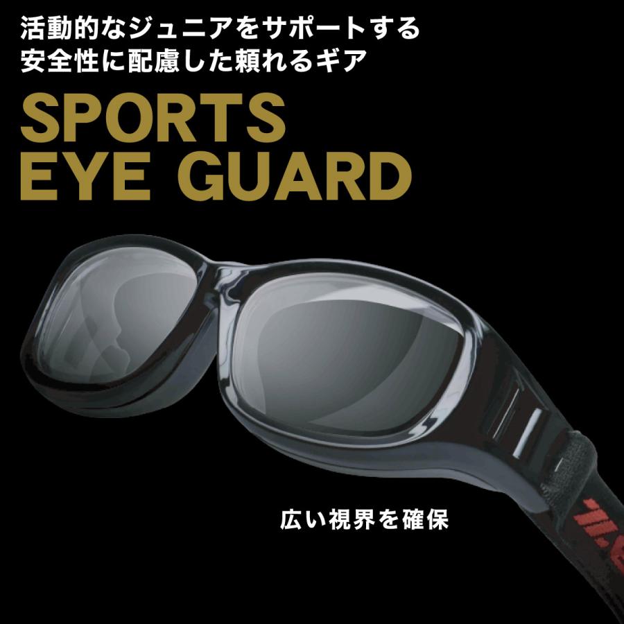 ゼット（ZETT） HOYA薄型非球面 レンズ付 スポーツ メガネ 野球 子供