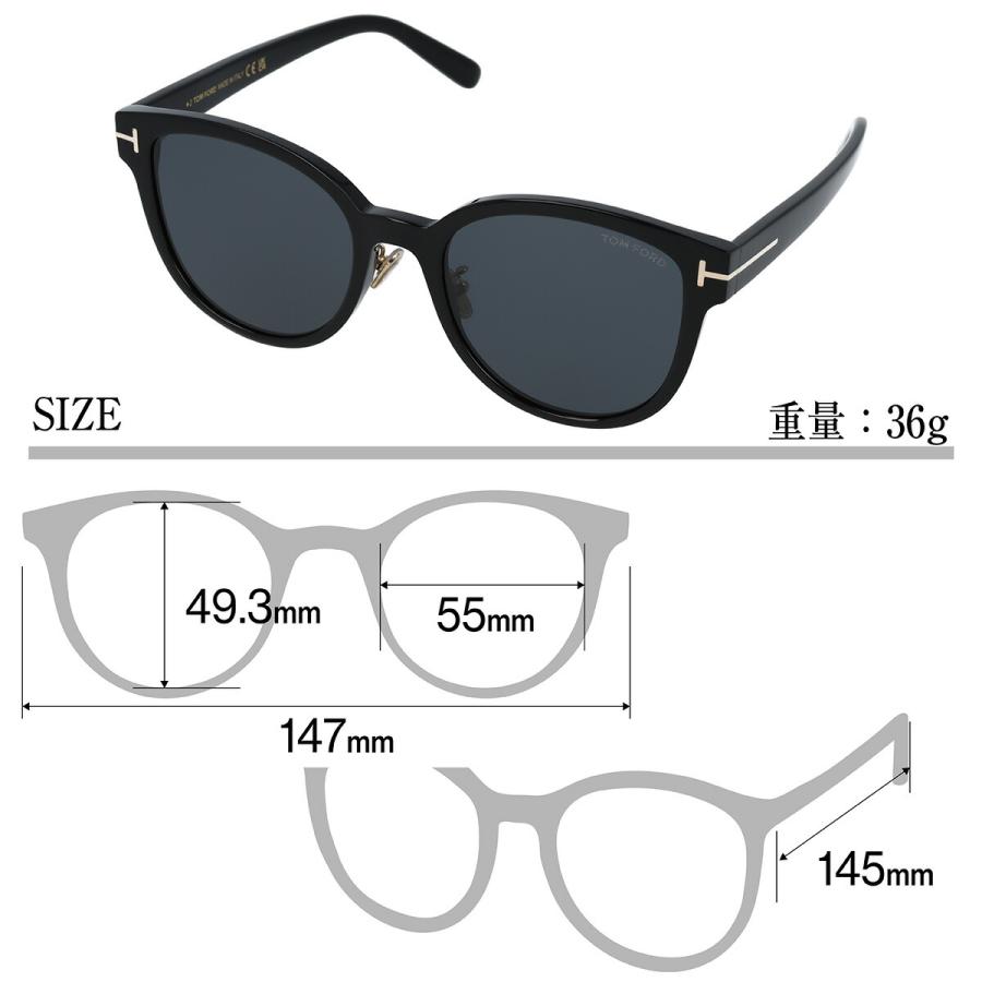 TOM FORD EYEWEAR トムフォード サングラス ボストン レディース