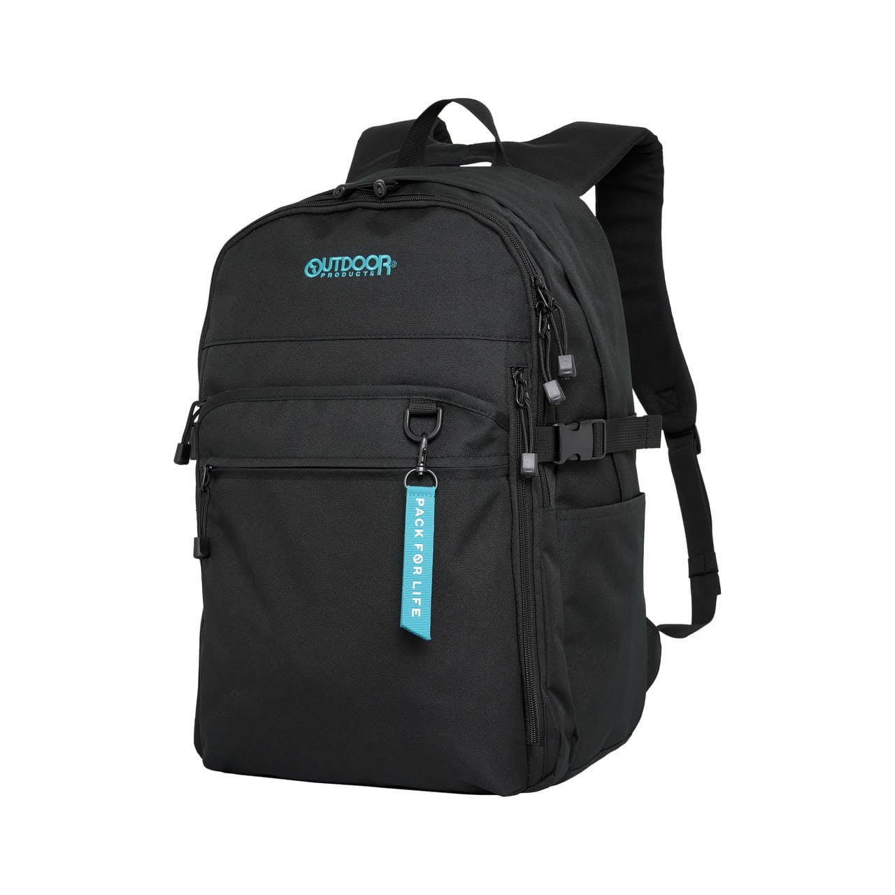 けいおん!! アウトドアリュック 黒 ブラック 青 OUTDOOR PRODUCTS（アウトドアプロダクツ） スクールリュック スクール