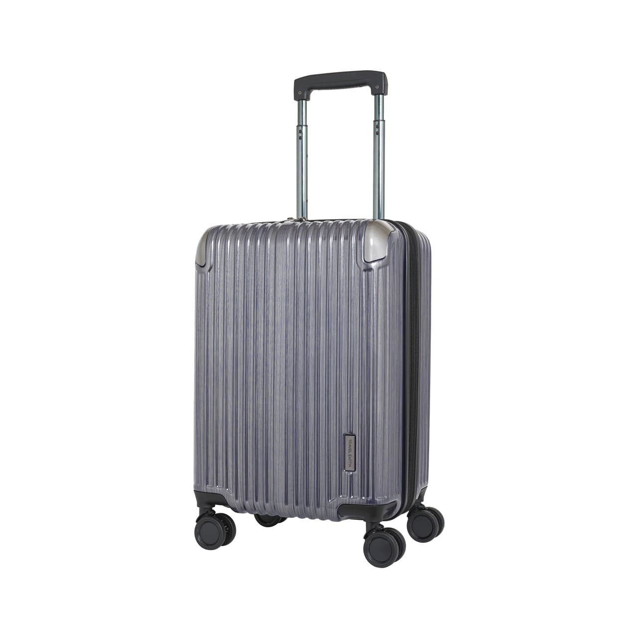 【美品】travel earth スーツケース　キャリーケース　キャリーバッグ TRAVEL EARTH トラベルアース かぱっとオープン キャリーケース
