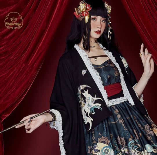 林檎姫 和風ロリータ 和服セット 振袖+スカート 和装ロリィタ | www