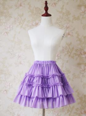 ロリータ服 ロリータファッション ミニパニエ 5色 インナースカート