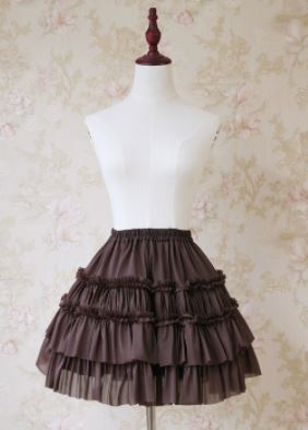 ロリータ服 ロリータファッション ミニパニエ 5色 インナースカート