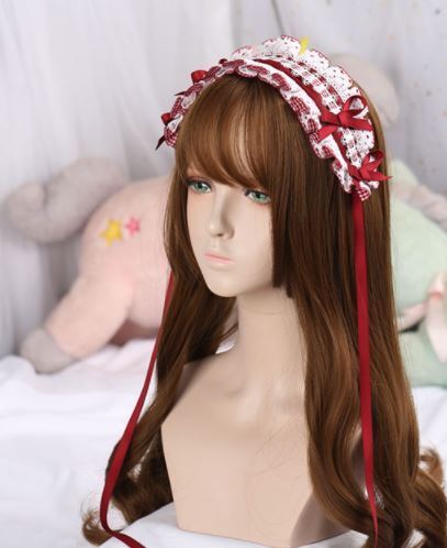 一部即納】ロリータ服 ロリータファッションヘッドドレス 8色 通年