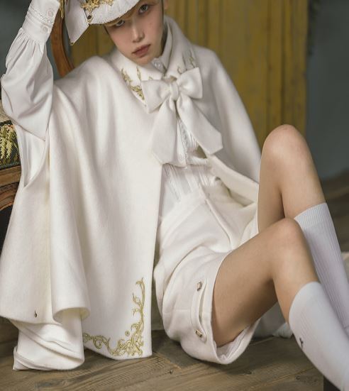 ロリータ服 ロリータファッション マントコート3色 ミディアム ゆったり princess Chronicles クラシカル クラロリ 男装 プリンスの画像