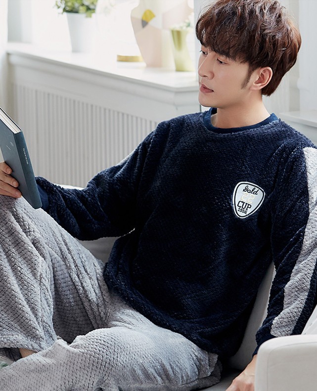 パジャマ メンズ 冬 裏起毛 上下セット もこもこ 長袖 男性用 長ズボン ルームウエア 紳士パジャマ 暖か 寝巻き ふわふわ 部屋着 裏起毛 Ww Sy44 Loloヤフーショップ 通販 Yahoo ショッピング