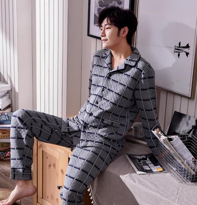 ルームウエアメンズ 冬 パジャマ 上下セット 男性用 長袖 長ズボン 中綿入れ 裏起毛 チェック柄 ふわふわ 部屋着 中綿パジャマ 紳士パジャマ 暖か 寝巻き Ww Sy48a Loloヤフーショップ 通販 Yahoo ショッピング