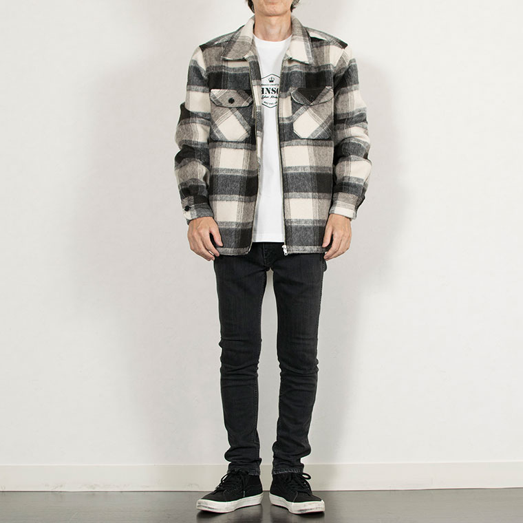 BIG MIKE 起毛チェック ジャケット ビッグマイク メンズ : LONDON GAME