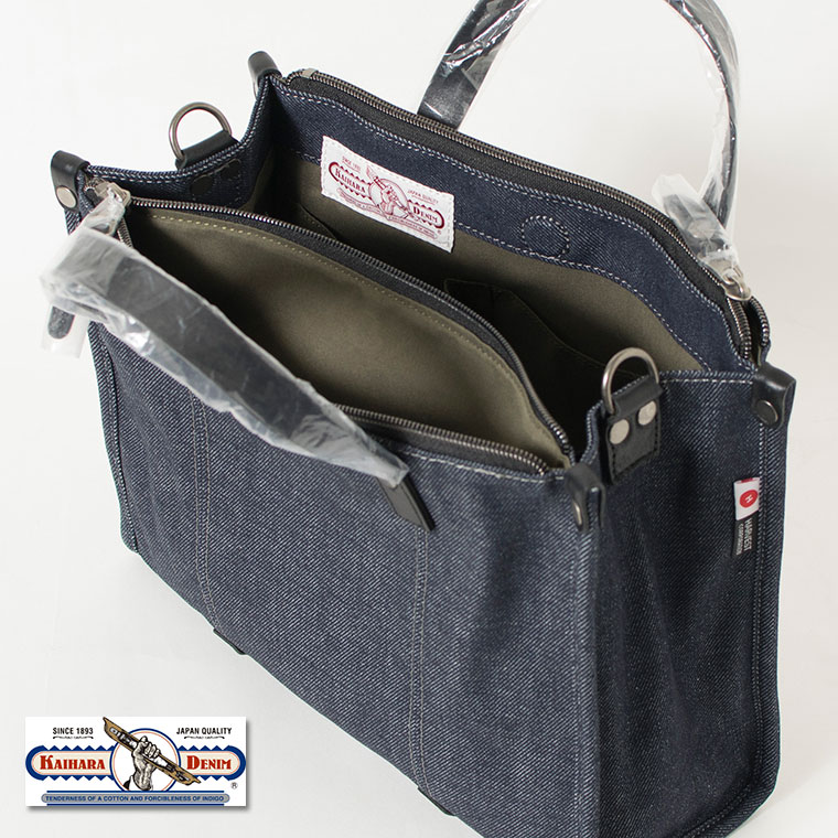 DOUBLES（ダブルス） カイハラデニム ハンドバッグ 2way HAND BAG