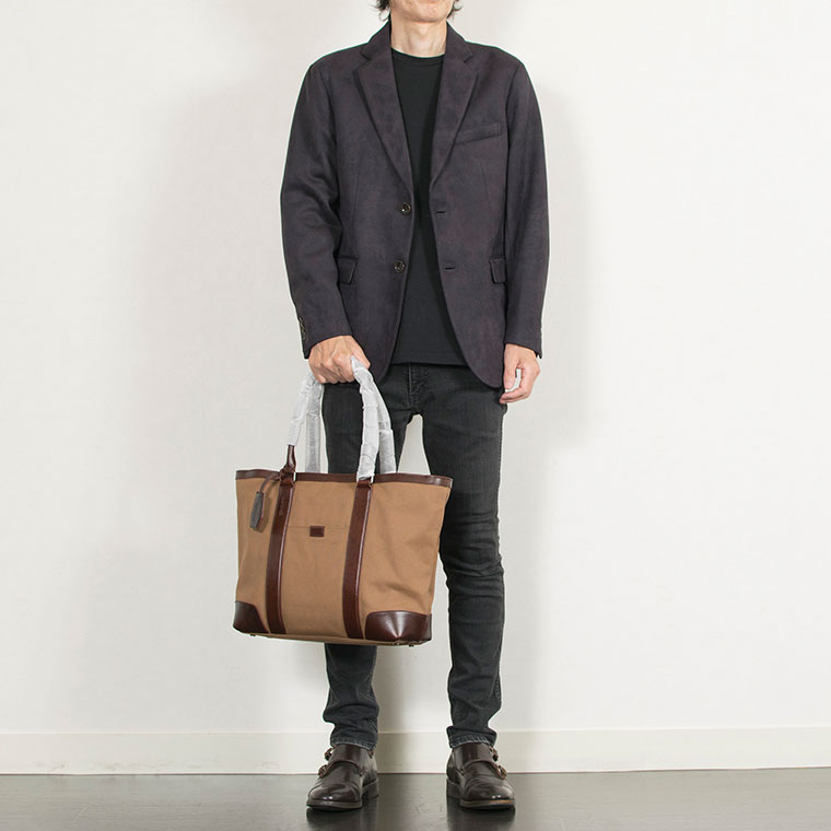 DOUBLES（ダブルス） 帆布×牛革 トートバッグ 2way TOTE BAG
