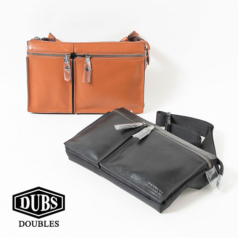 全国総量無料で DOUBLES 本革ウエストバッグ LEATHER WAIST ボディバッグ BAG バッグ
