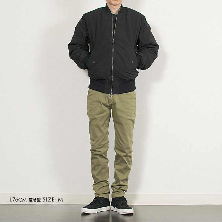 LiSS（リス） MA-1 中綿ブルゾン BLOUSON メンズ : LONDON GAME - 通販