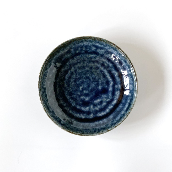 和食器 窯変紺 取皿 13.5cm 青い器 日本製 おしゃれ お皿 皿 食器