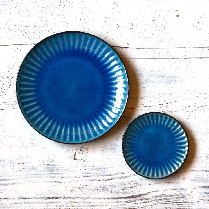 しのぎ彫り 食器セット（小皿・取皿・四角盛鉢・丸盛皿・マグカップ) 5