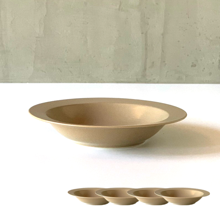 4枚セット プレート 21cm スープ皿 お皿 おしゃれ 洋食器 和食器 取皿