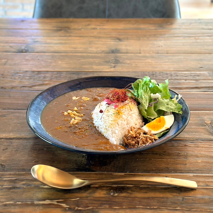食器 和食器 窯変紺ネイビー カレー皿 24cm パスタ サラダ