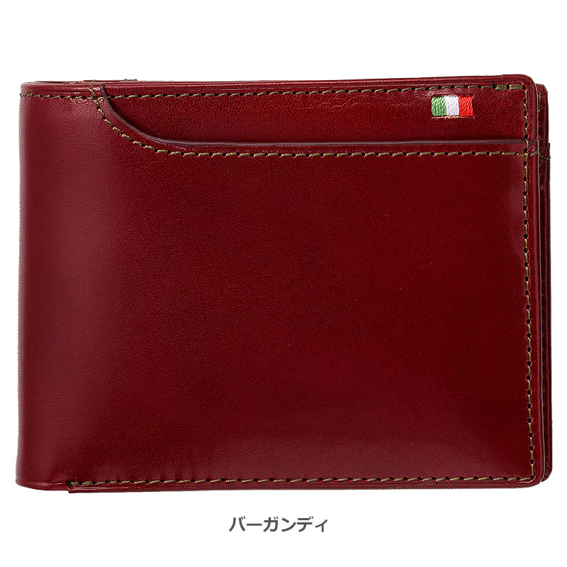 MILAGRO 大容量 二つ折り 財布 メンズ レディース 本革 イタリアン